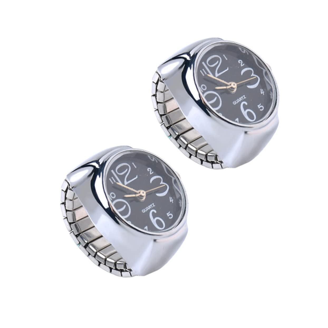 Кільце-годинник WRITWAA, набір 6 штук, для дівчат, для жінок, бінарний, цифровий, для чоловіків, круглий, кварцовий, металевий, фото №9