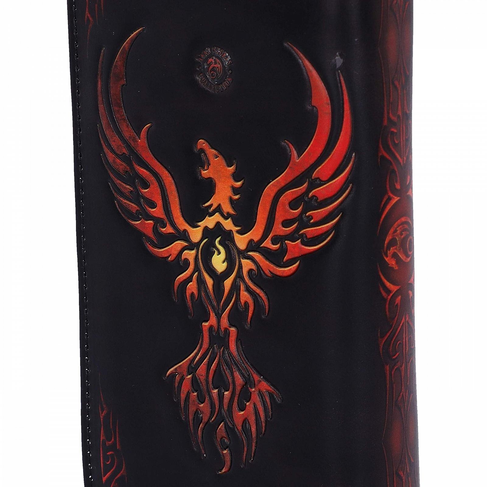 Кошелек Anne Stokes Phoenix Rising Mythical Bird Embossed Черный 18.4 см Полиуретан, фото №6