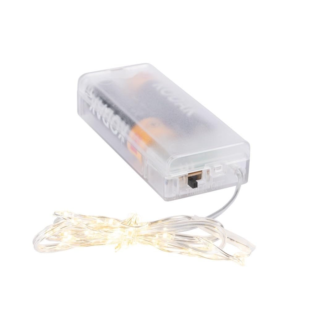 Гірлянда LED Ideen mit Herz дротова, 30 LED, 75 см, теплий білий, фото №2