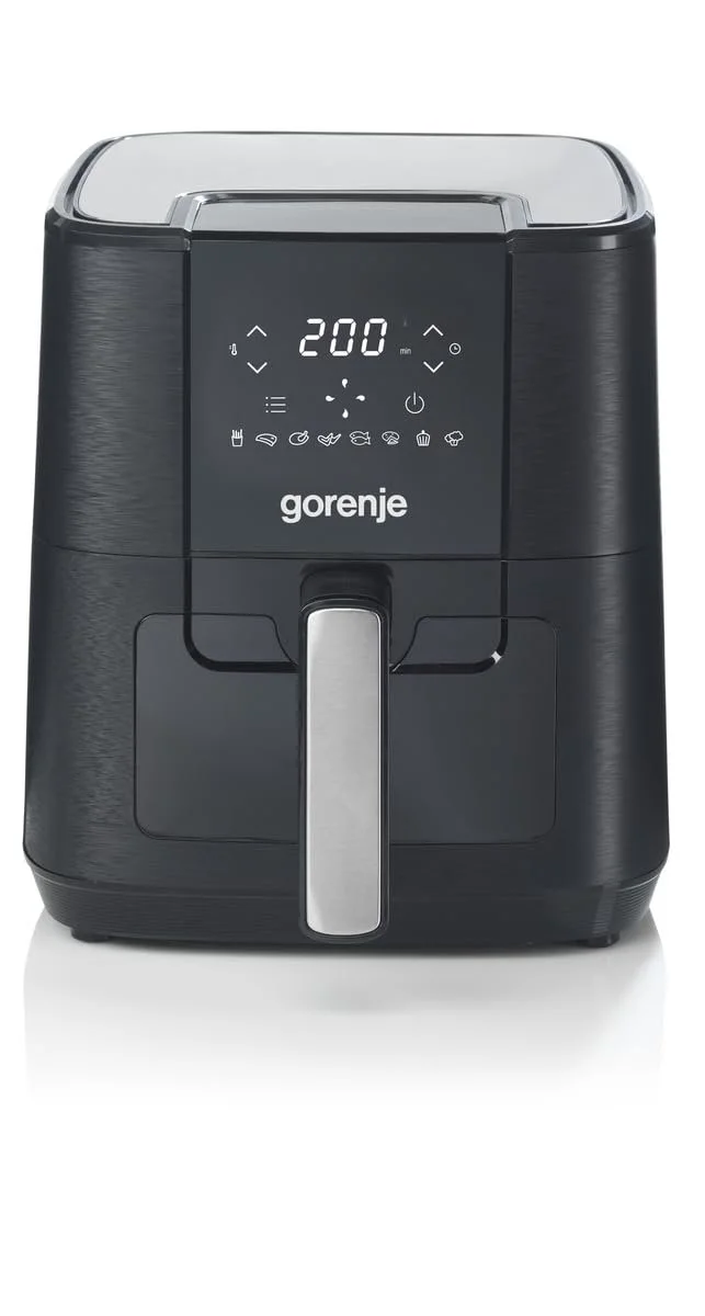 Мультипіч Gorenje AF1350DWB 1350 Вт 5.4 л 8 програм LED-індикатор Чорна, фото №1 Мультипіч Gorenje AF1350DWB 1350 Вт 5.4 л 8 програм LED-індикатор Чорна, фото №1