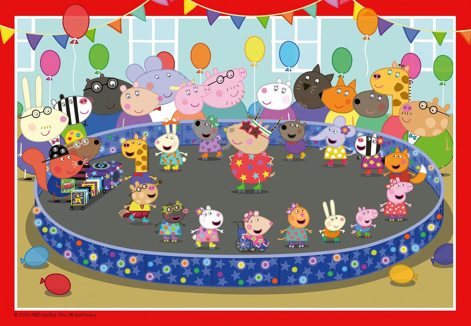 Детский пазл Ravensburger Peppa Pig Party Time 2 x 24 детали, фото №3