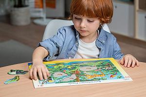 Детский пазл-рамка Ravensburger Animals in the Rainforest 05140 11 элементов цена на synthetic.ua - Фото 1 Детский пазл-рамка Ravensburger Animals in the Rainforest 05140 11 элементов synthetic.ua - Фото 1