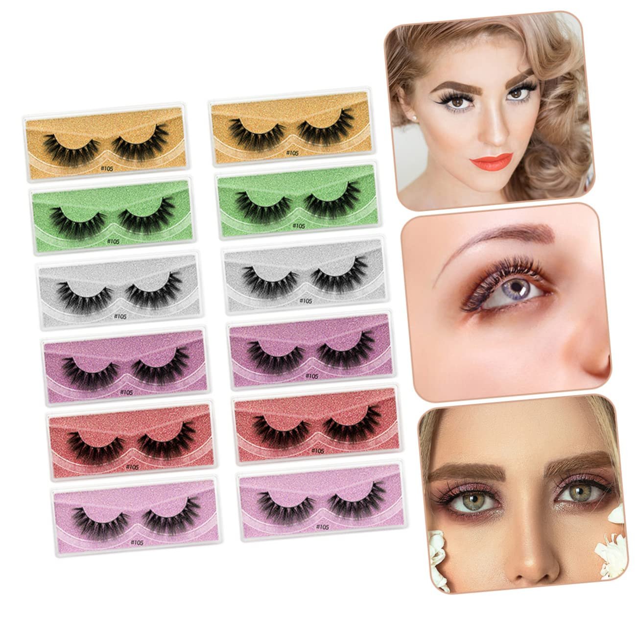 Накладні вії Angoily 5D Magnetisch Suite Натуральні, фото №7