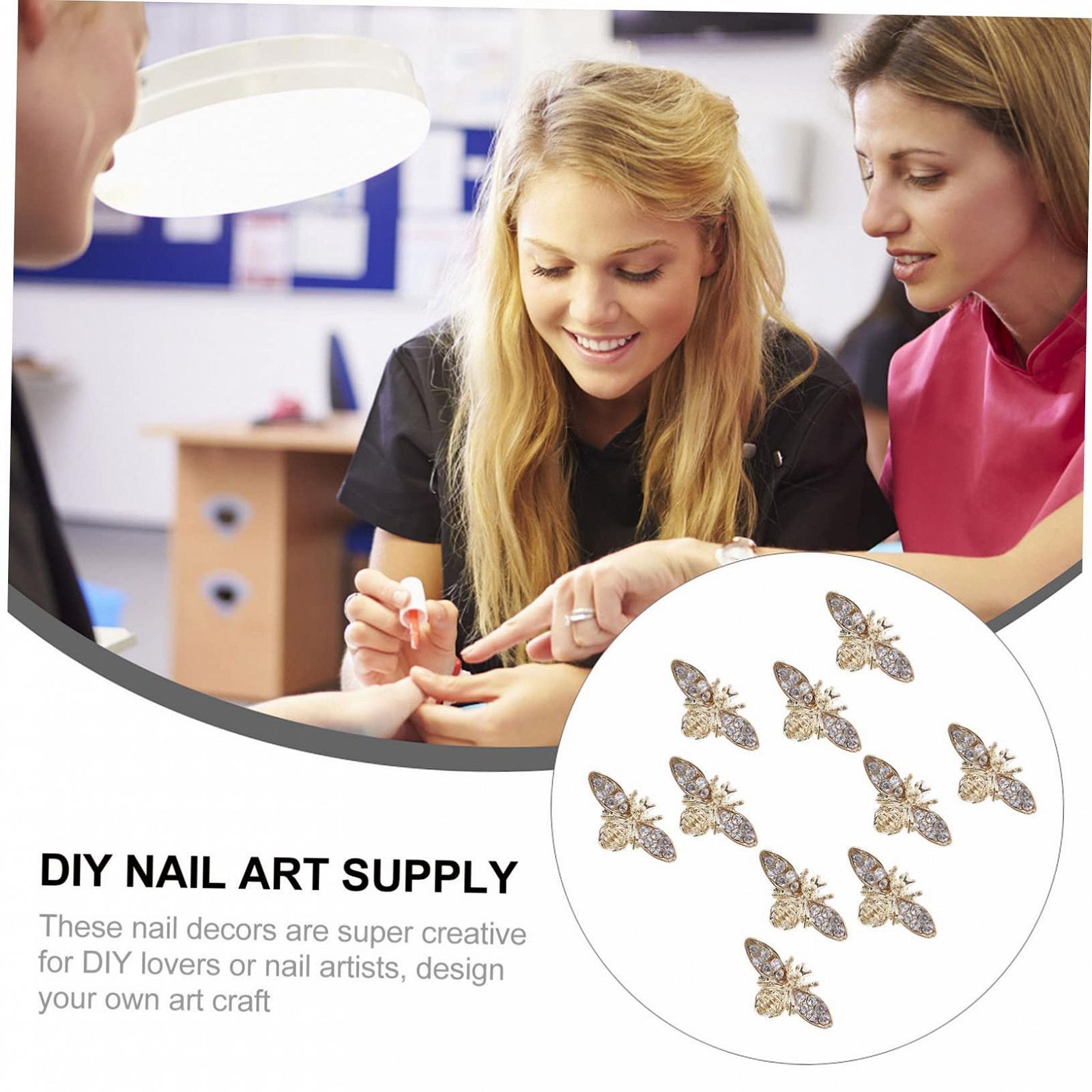 Украшение для ногтей Пчела WOONEKY 50 шт, фото №8