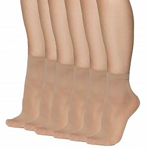 Женские носки до щиколотки Cloe 40, 40 ден, непрозрачные, микрофибра, матовые - Фото 1