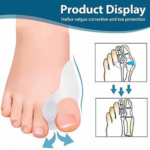 Роздільник для корекції великого пальця стопи Hallux Valgus, м’який гелевий synthetic.ua - Фото 1