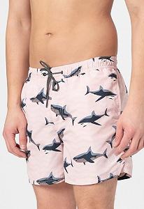 Шорти для плавання JJIBALI JJSWIMSHORTS AKM SEA ANIMALS 12184799 Pink Dogwood Jack&Jones Розовий L synthetic.ua - Фото 1
