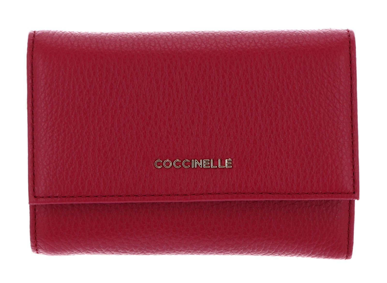 Кошелек Coccinelle Flap Кожаный Сангрия, фото №4
