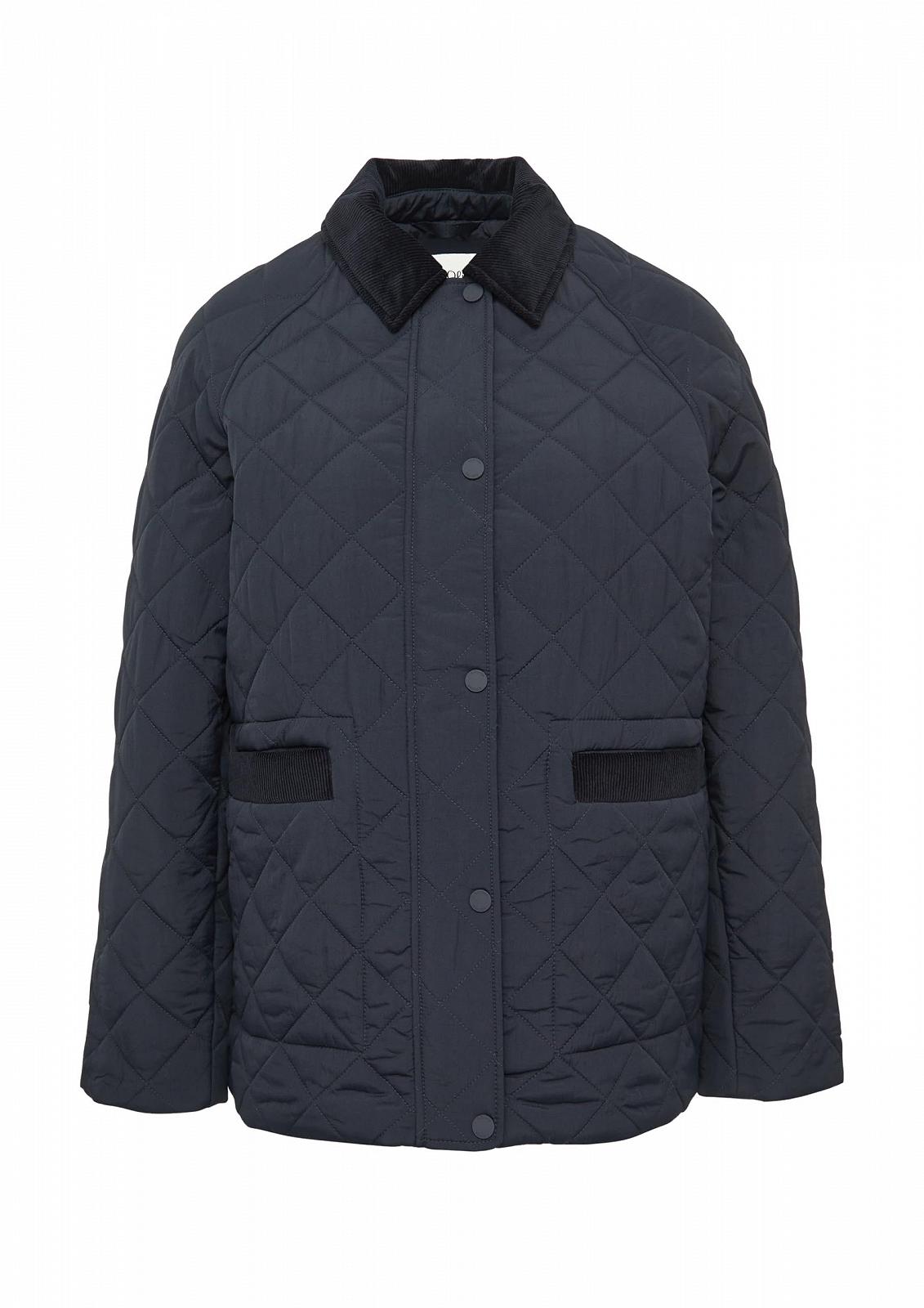 Куртка s.Oliver Жіноча стьобана з вельветовими деталями, фото №1 Куртка s.Oliver Жіноча стьобана з вельветовими деталями, фото №1