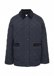 Куртка s.Oliver Жіноча стьобана з вельветовими деталями - Фото 1