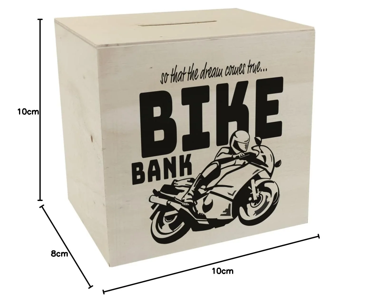 Скарбничка Bike Bank дерев'яна Мотоцикл, фото №4