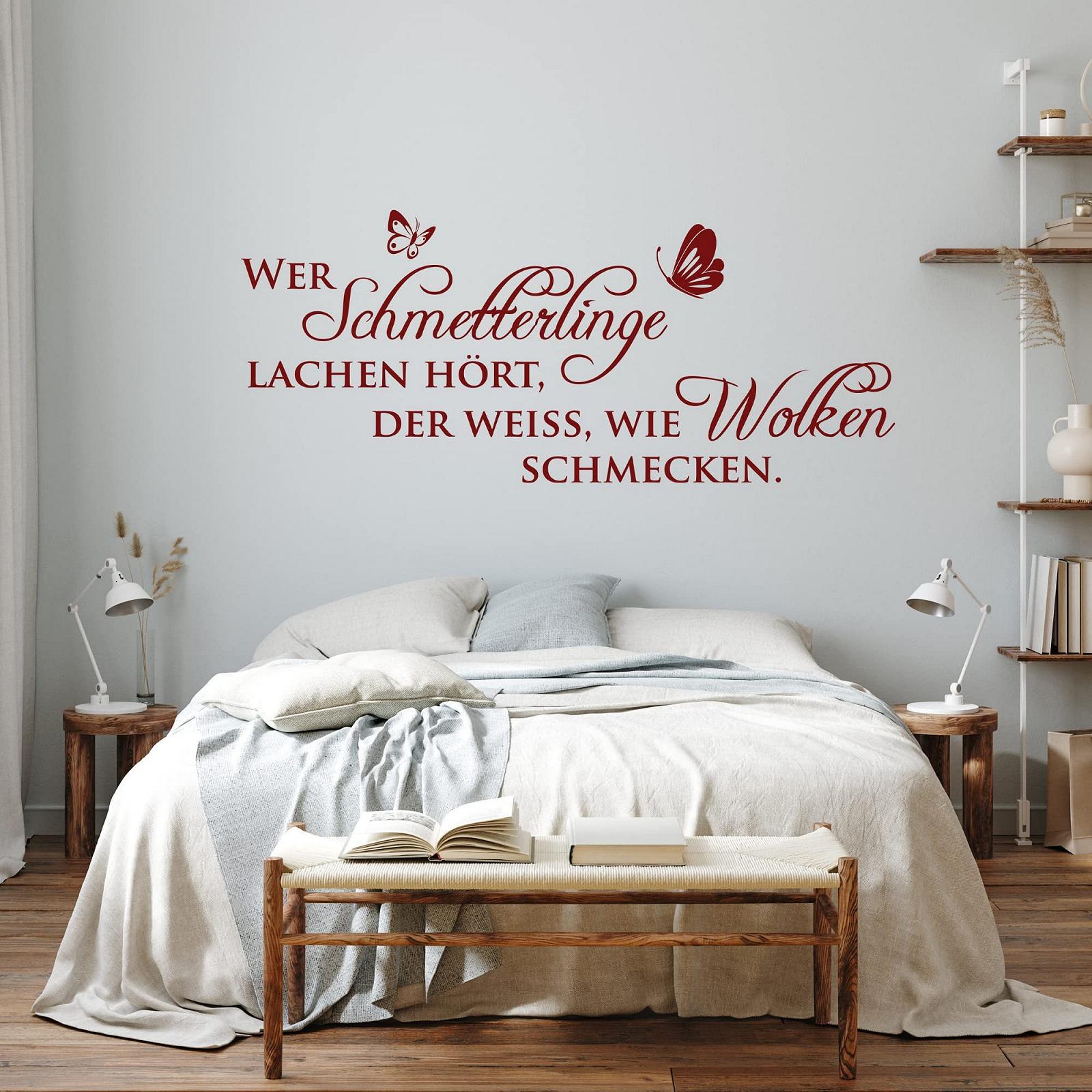 Наклейка на стіну GRAZDesign 054 «Хто чує сміх метеликів» 120 x 50 см Бірюзова, фото №3