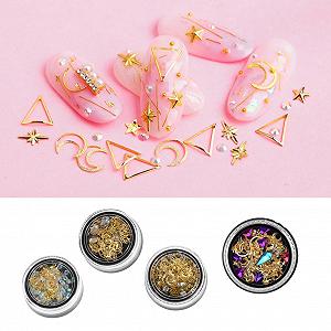 Стрази для нігтів MAGICLULU 2 набори Різнокольорові synthetic.ua - Фото 1