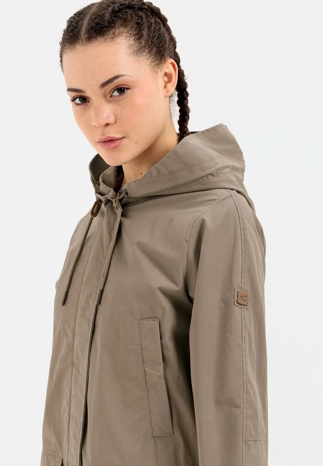 Пальто camel active Жіноче Функціональне з капюшоном, фото №6 Пальто camel active Жіноче Функціональне з капюшоном, фото №6