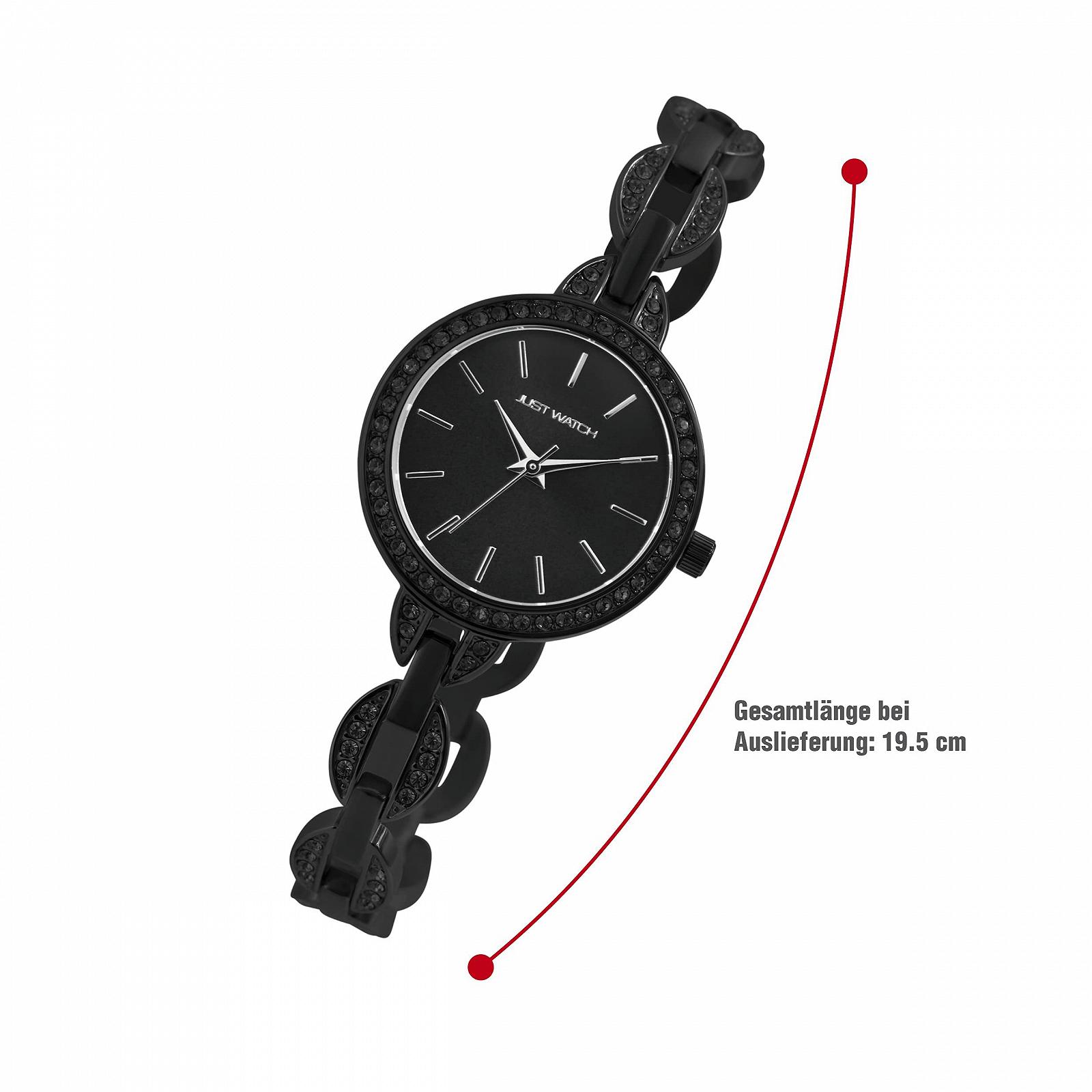 Женские часы Just Watch JW300 Браслет из нержавеющей стали Дата Стразы Аналоговый Кварцевый JW10149, фото №5