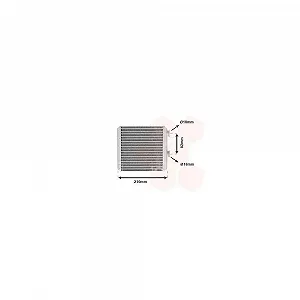 Теплообменник, отопление салона VAN WEZEL 37006353 для OPEL - Фото 1