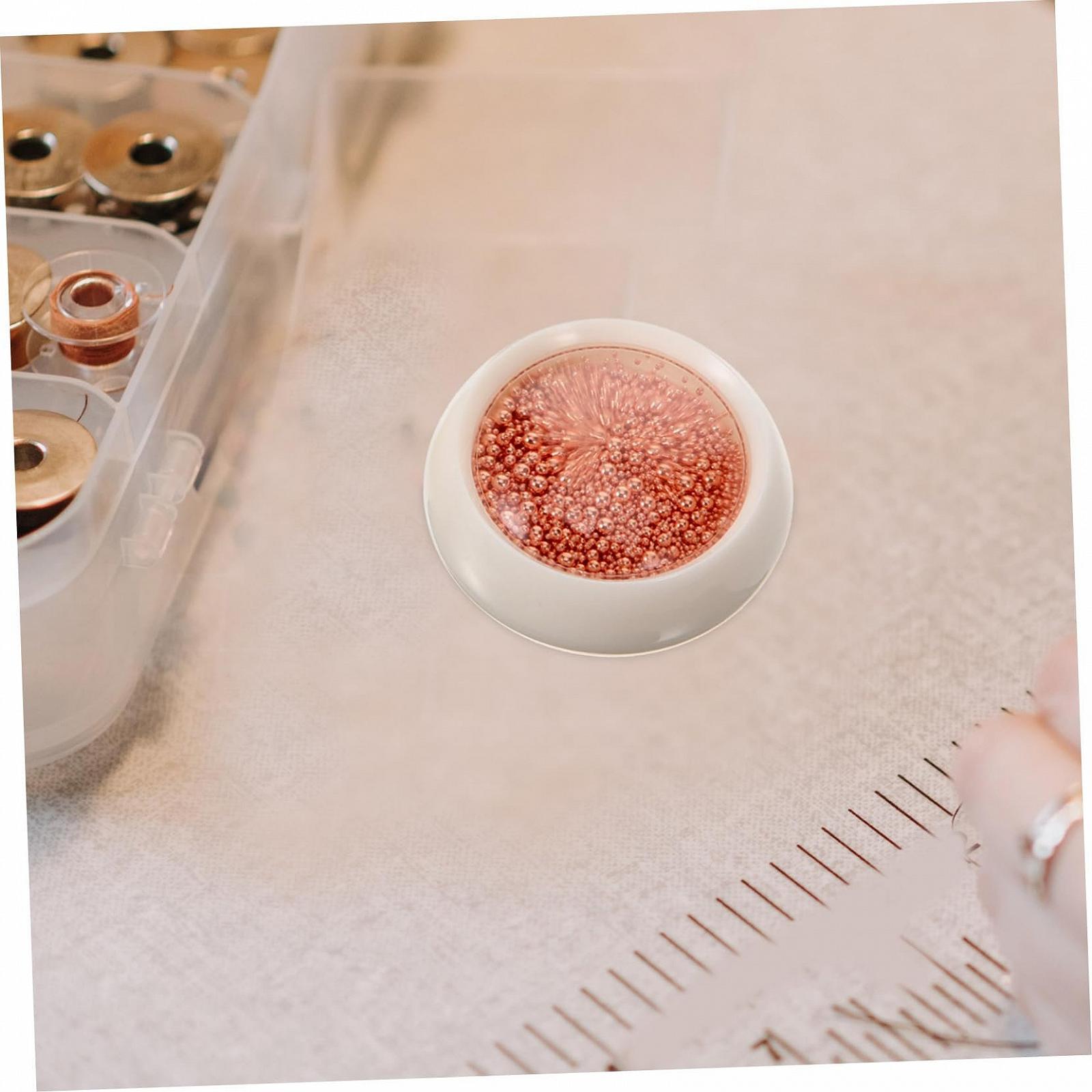 Украшения для ногтей Стальные шарики FOMIYES Розовое золото, 3 коробки, фото №8