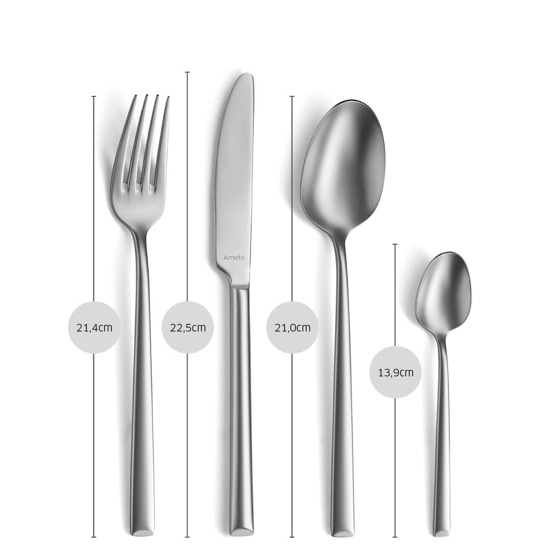 Набір столових приборів Amefa Metropolle 24 предмети з коробкою, фото №3 Набір столових приборів Amefa Metropolle 24 предмети з коробкою, фото №3