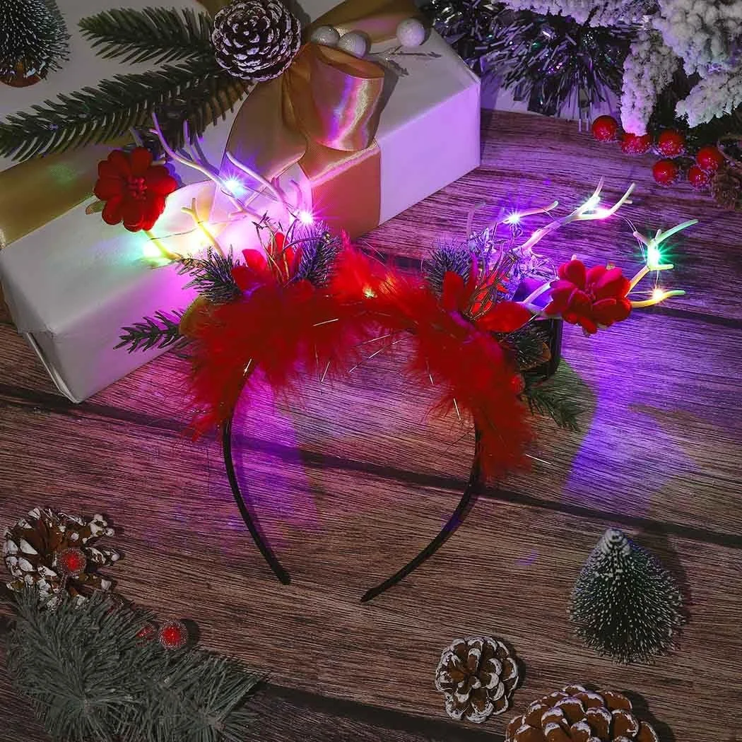 Обруч IYOU Святковий Різдвяний Світлий, фото №6