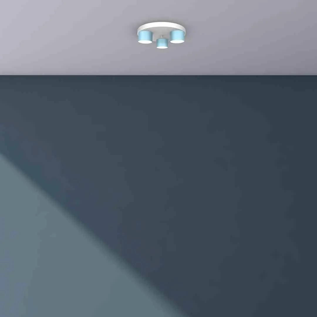 Світильник Eko-Light Milagro DIXIE 3xGX53 Блакитний/Білий, фото №4