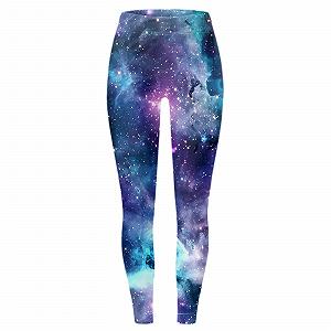 Легінси Generisch Galaxy Жіночі з високою талією Костюм Galaxy Для жінок Легінси з принтом Galaxy Для жінок Барвисті легінси Для йоги Еластичні Для йоги Зручні фітнес Для йоги synthetic.ua - Фото 1