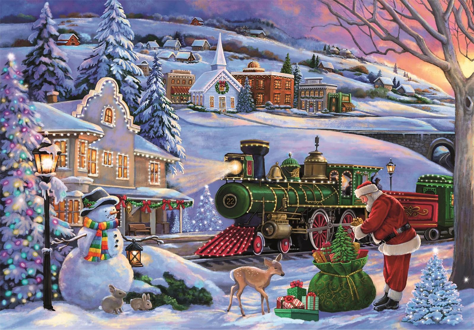 Пазл Clementoni Christmas Train 35566 500 деталей Multicolor, фото №3