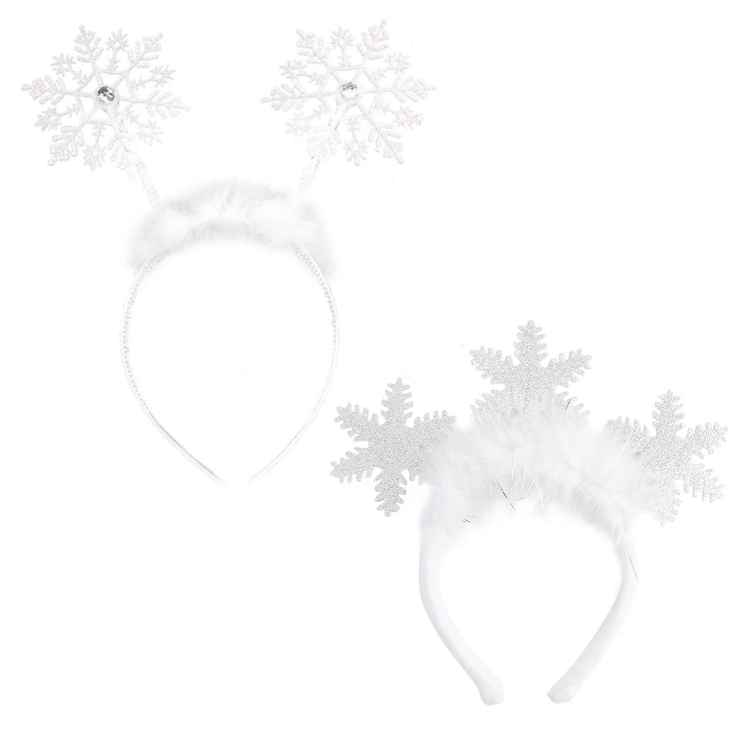 Обруч для волосся зі сніжинкою, фото №1