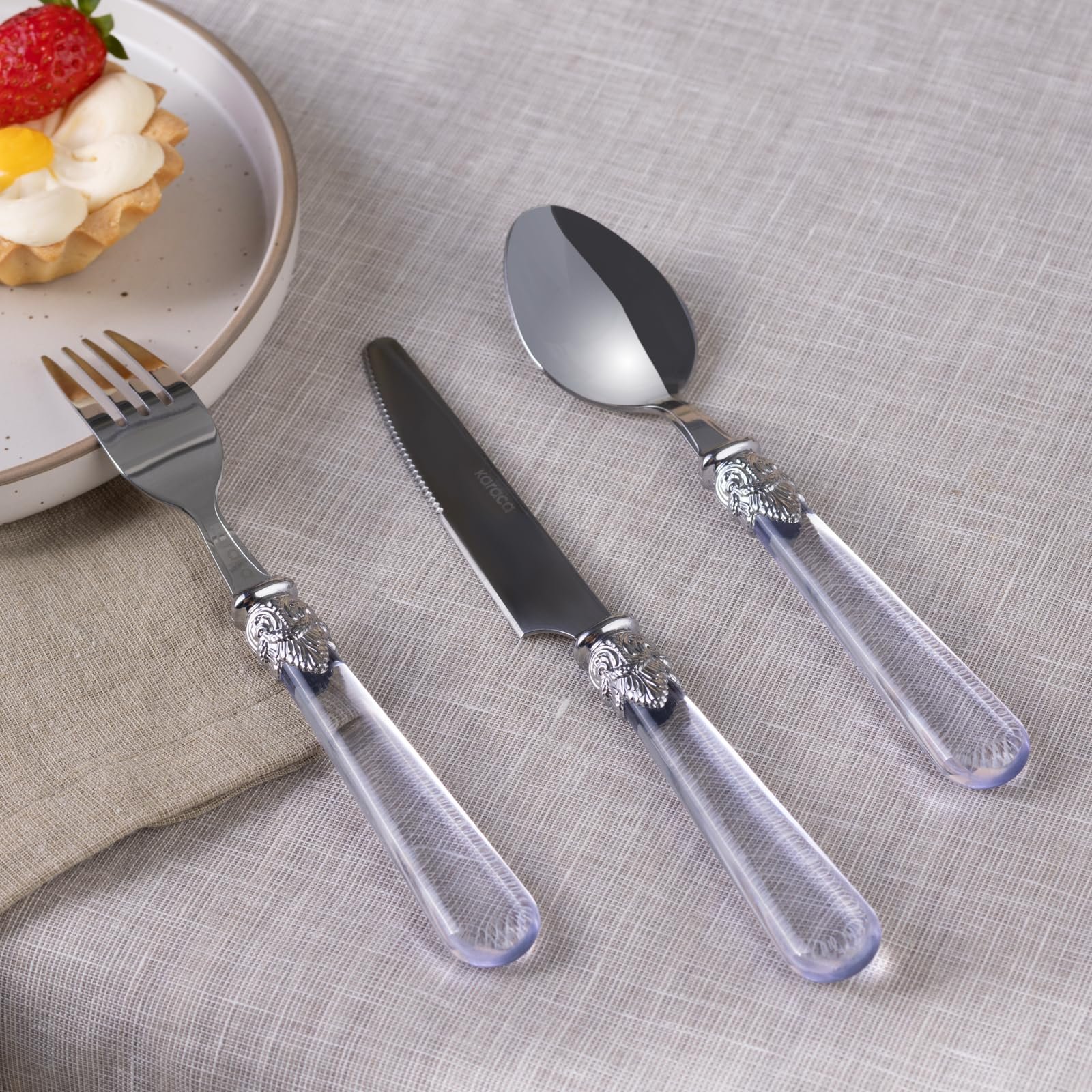 Набор столовых приборов на 6 персон Karaca Ella 18 предметов, фото №1