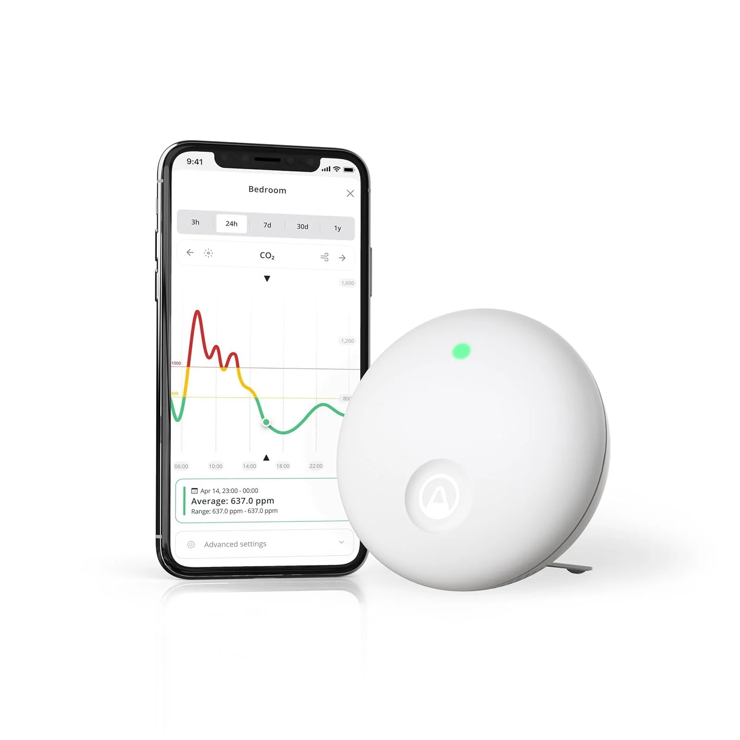 Детектор радону Airthings Wave Enhance Білий, фото №1