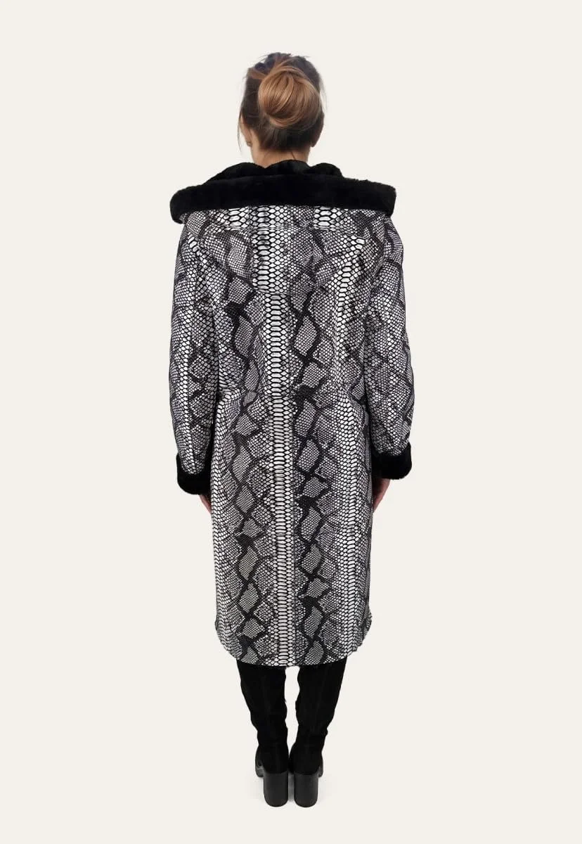 Женское пальто из овечьей кожи Hollert Venomous Chic, фото №6 Женское пальто из овечьей кожи Hollert Venomous Chic, фото №6