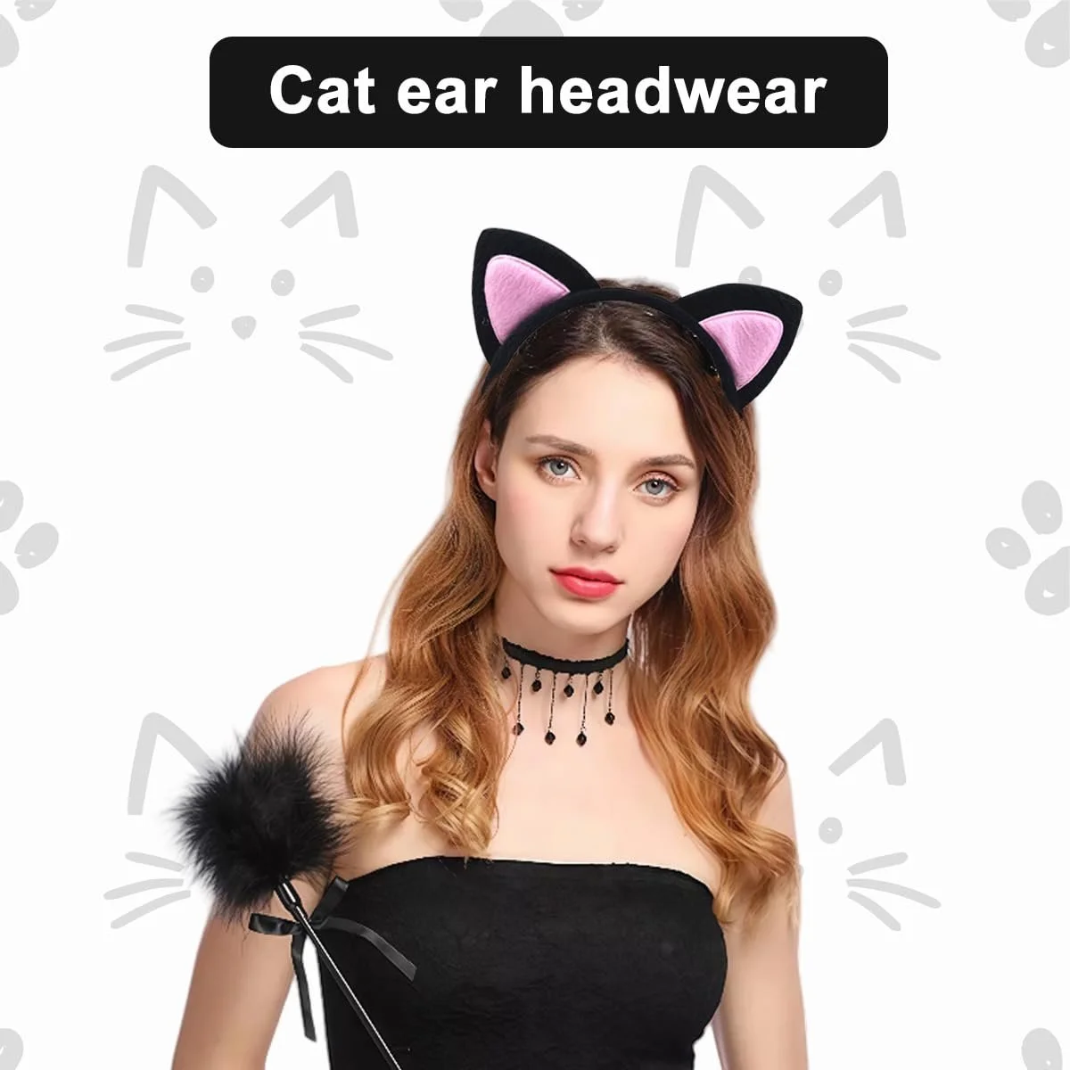 Обруч Вушка Плюшевого Кота, фото №3