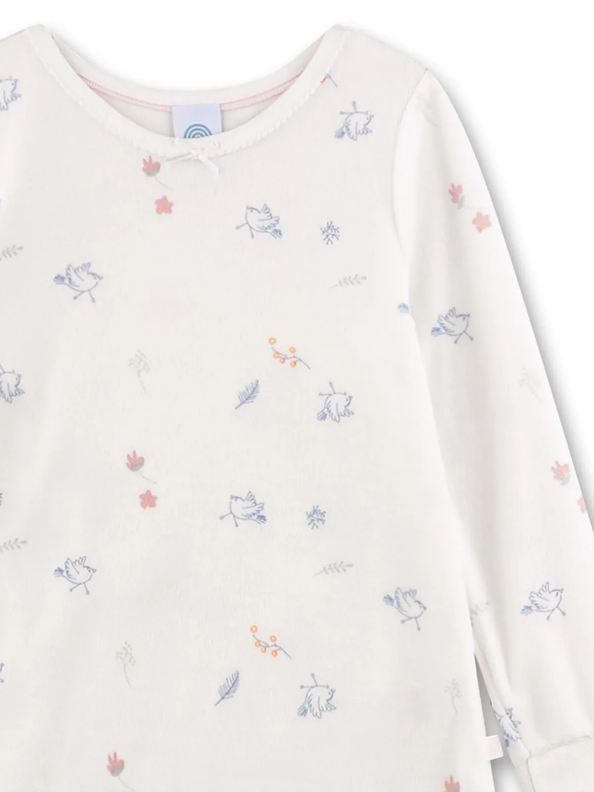 Піжама Sanetta для дівчаток з нікі, пташки, фото №3 Піжама Sanetta для дівчаток з нікі, пташки, фото №3