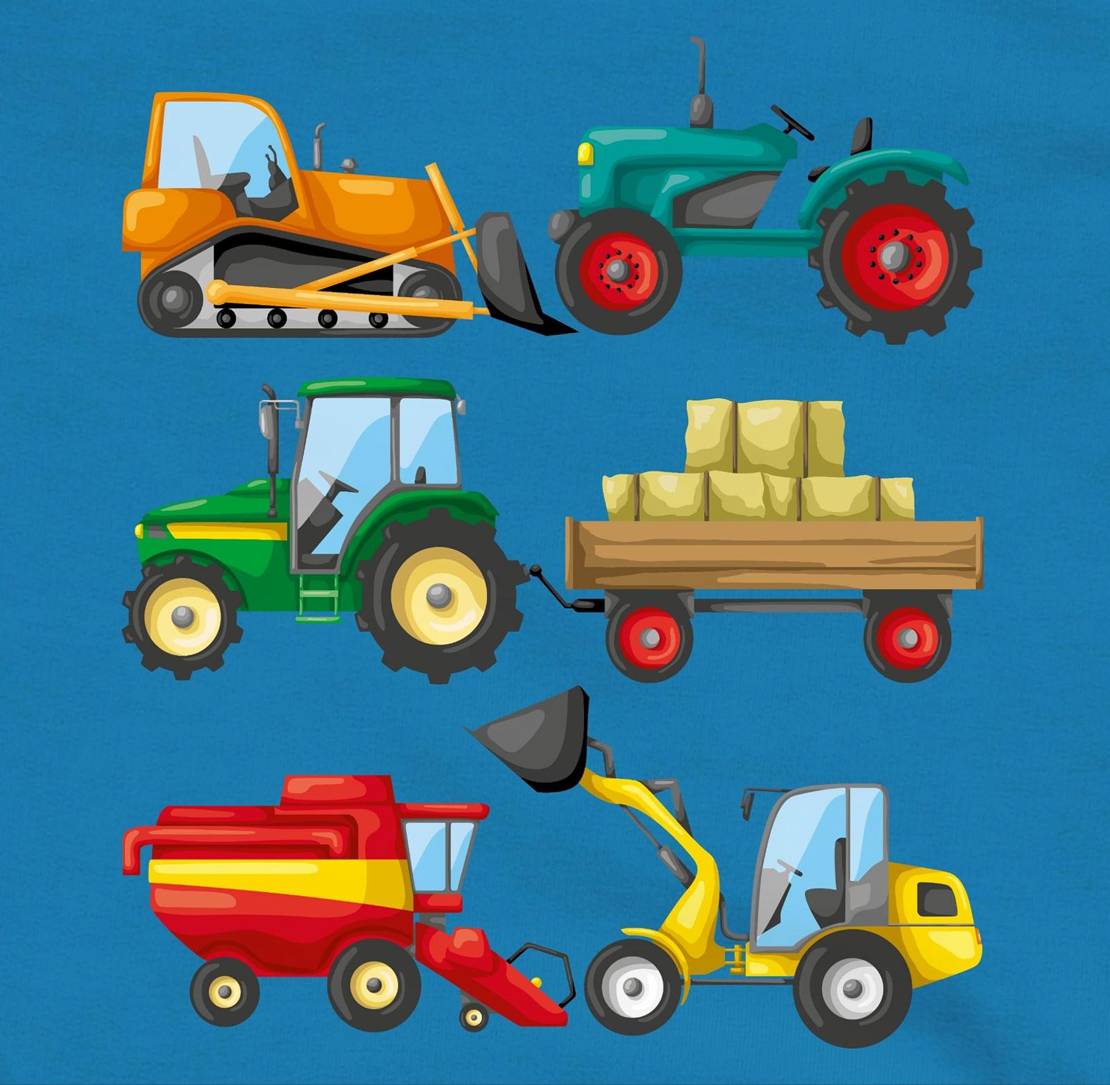 Худи Shirtracer Тракторы для девочек и мальчиков, фото №2