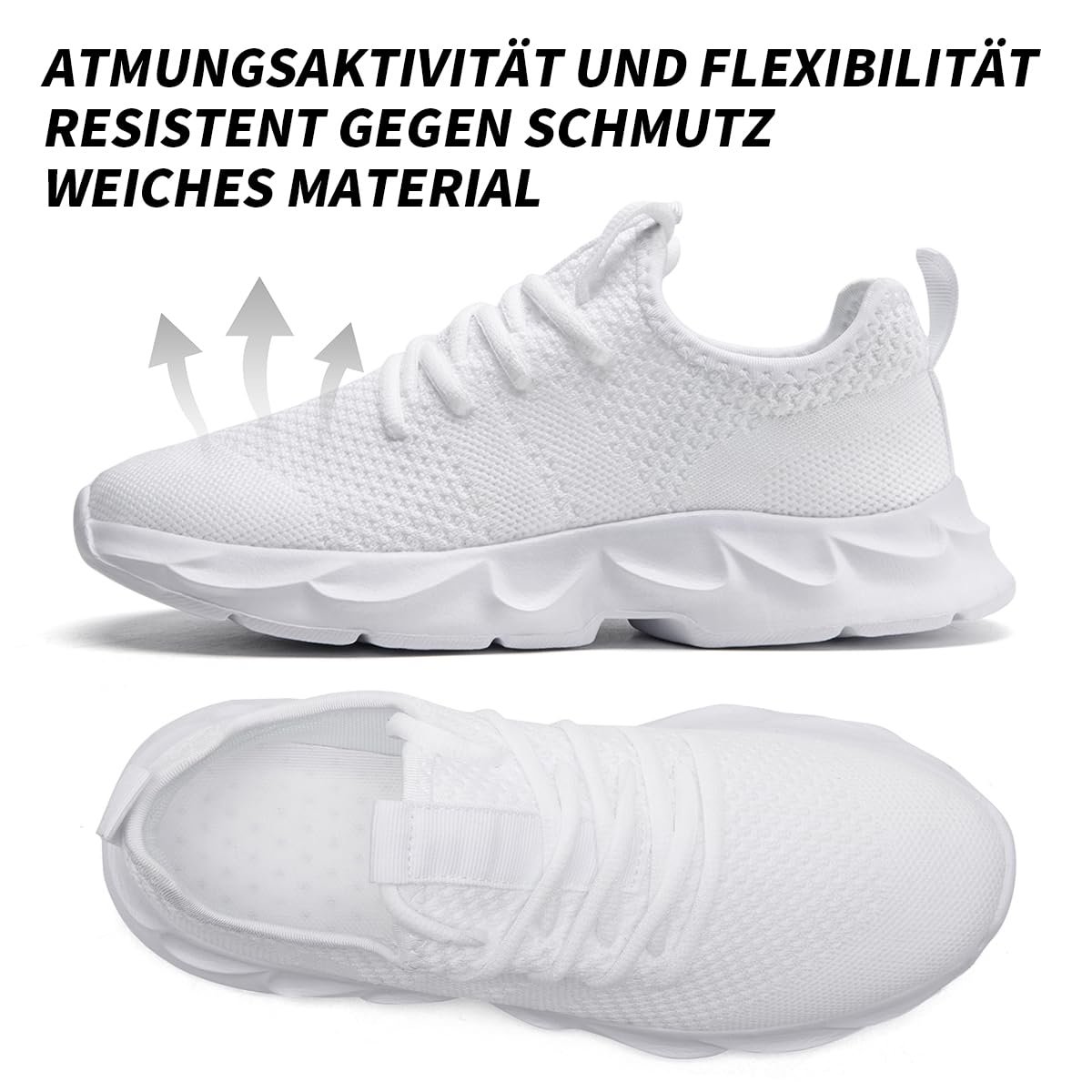 Кросівки UROMGV Спортивні для ходьби чоловічі Легкі Дихаючі, фото №4