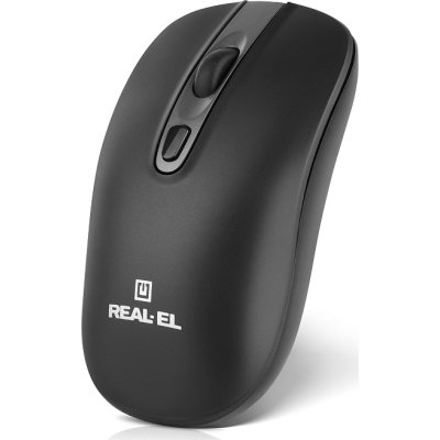 Мышка REAL-EL RM-350W Wireless Black/Gray (EL123200043), фото №3 Мышка REAL-EL RM-350W Wireless Black/Gray (EL123200043), фото №3