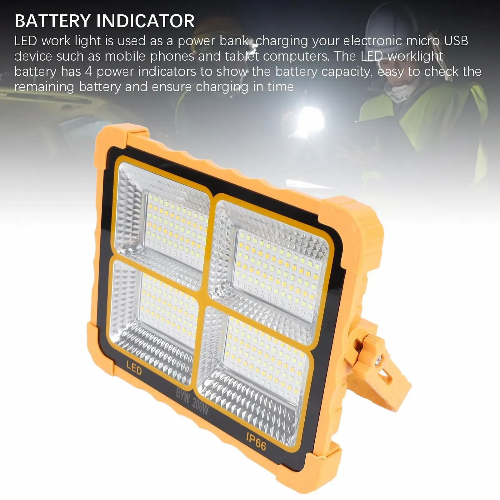 Ліхтар Cocoarm 200 W 15000 Lm для риболовлі та нічних робіт, фото №5