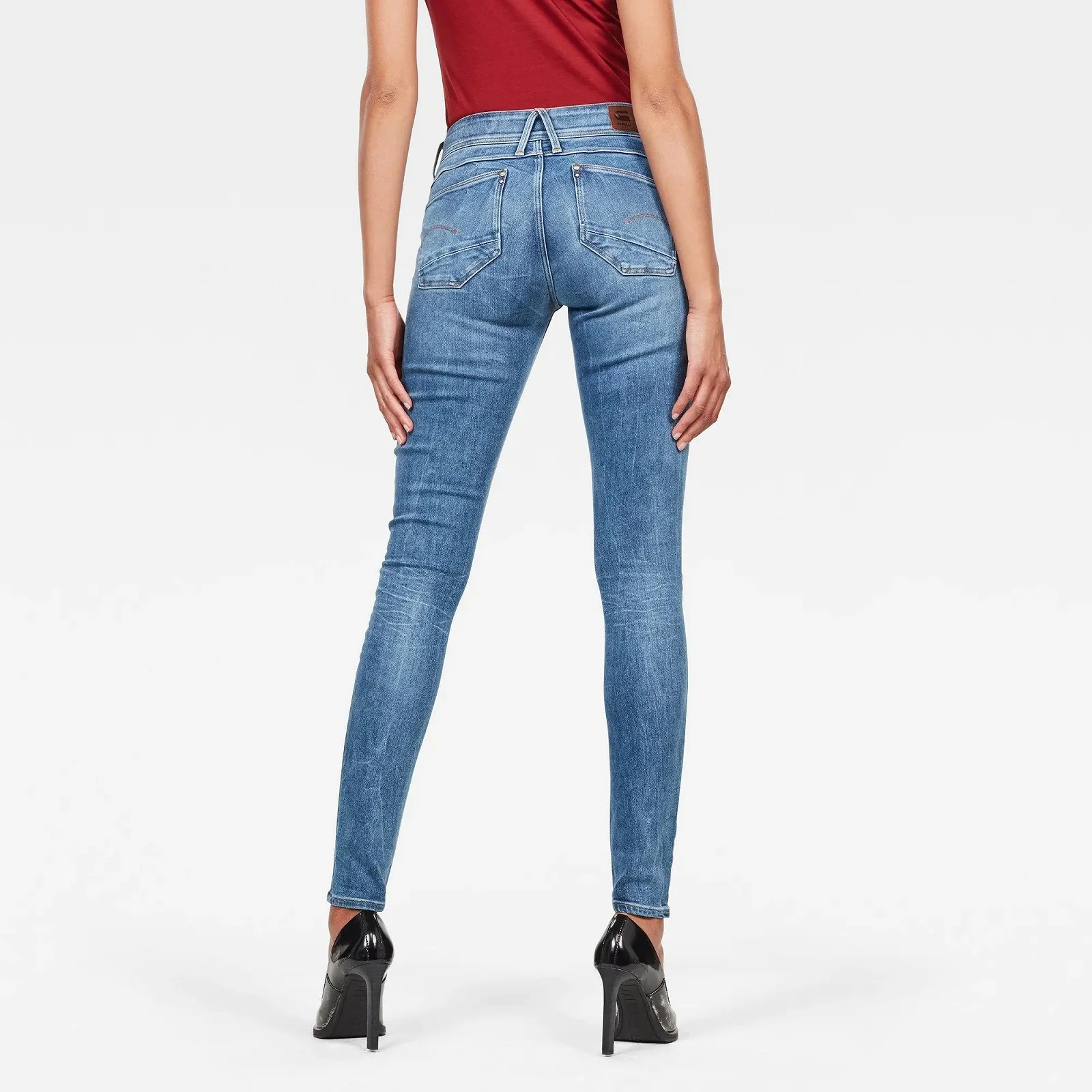 Жіночі джинси G‑Star Lynn Mid Skinny Faded Glacier - 26, фото №2 Жіночі джинси G‑Star Lynn Mid Skinny Faded Glacier - 26, фото №2