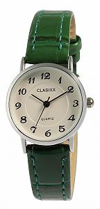 Часы женские Clasixx с искусственным кожаным ремешком - Фото 1