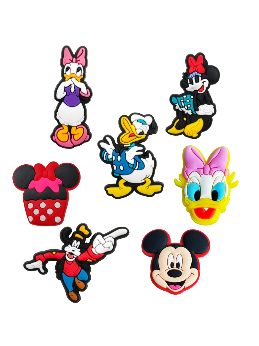 Джибітси Міккі Маус Mickey Mouse Дісней Jibbitz 7 шт аксесуари крокс прикраса Dz_162_6, фото №1