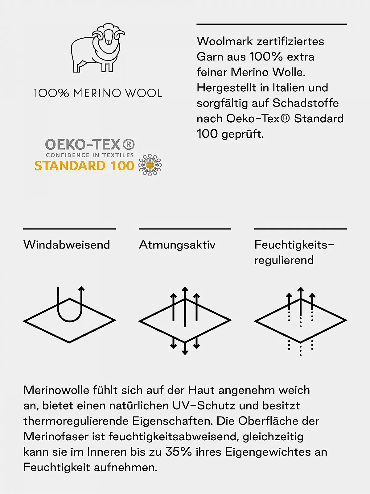 Пов'язка на голову Enter the Complex® для чоловіків і жінок, 100% мериносова вовна, зимова, фото №3
