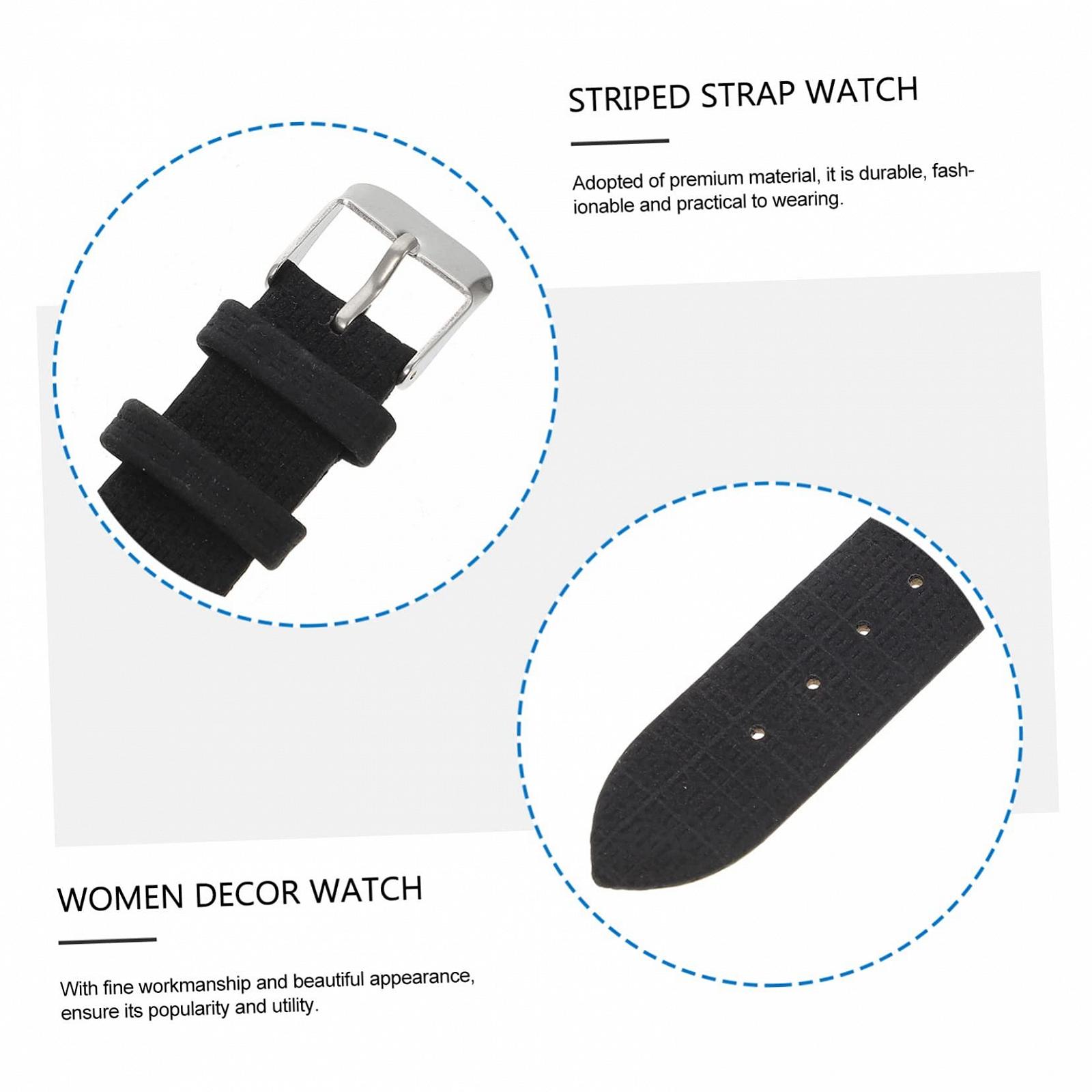 Жіночий годинник LIFKOME Тонкий Годинник з циферблатом Чорний Штучна шкіра, фото №6