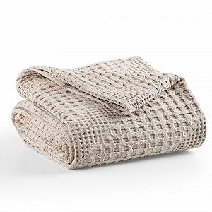 Покривало Super King Size Milam London Joanna Collection Бежевий, 250x280см - Фото 1