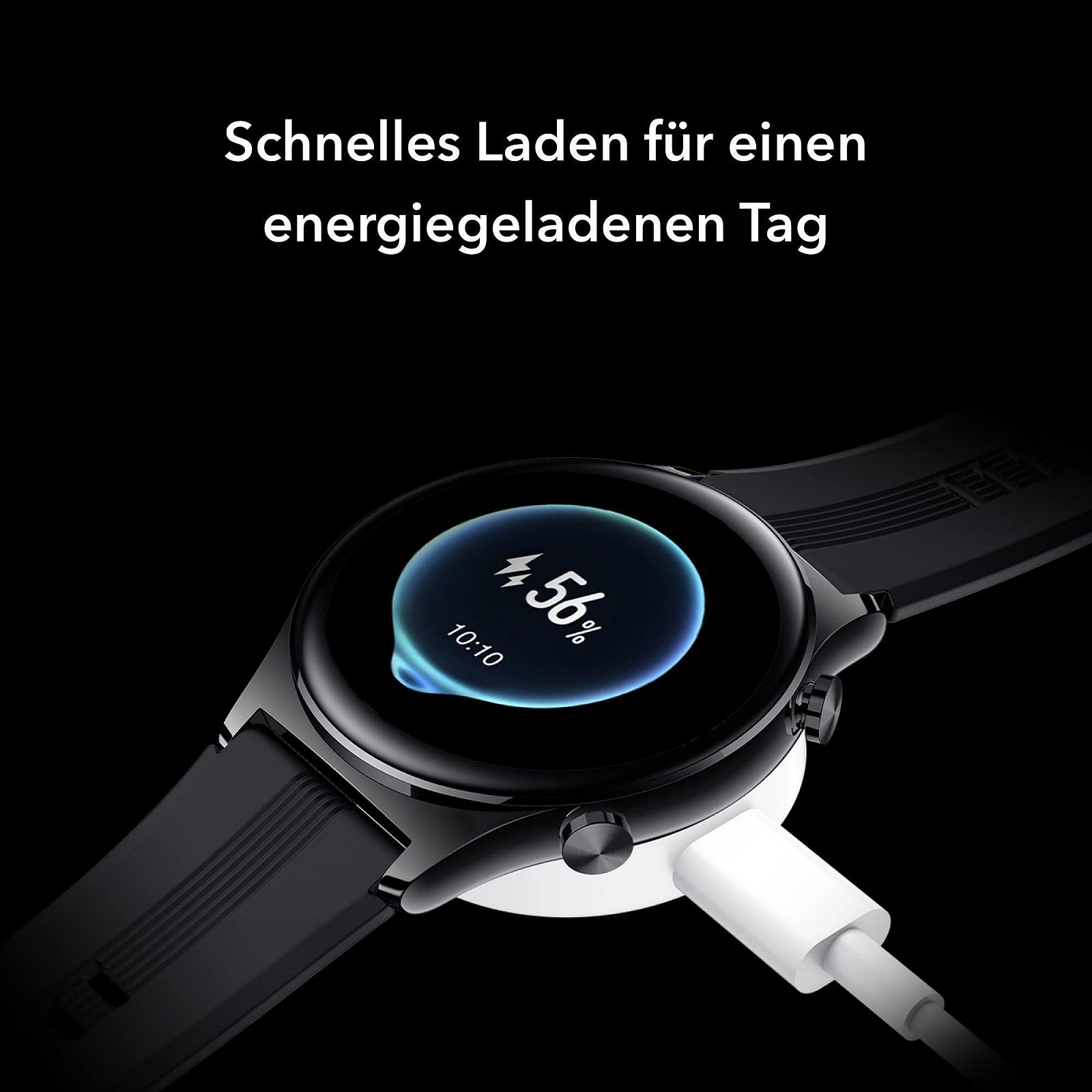 Смарт-часы HONOR Watch GS 3 1.43 дюйма AMOLED сенсорный экран монитор сердечного ритма мониторинг сна и кислорода в крови GPS 14 дней автономной работы Midnight Black, фото №4