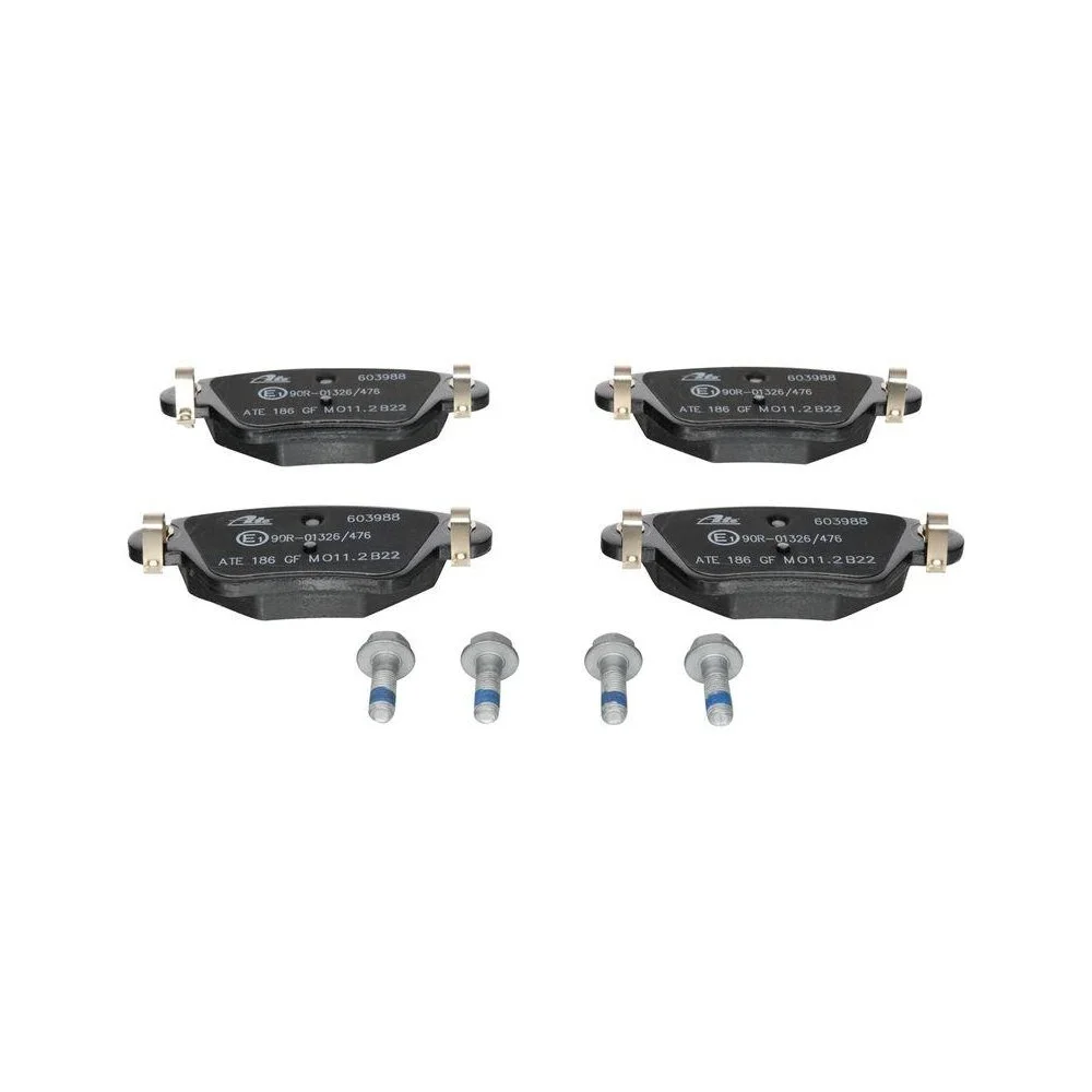Комплект гальмівних колодок, дискове гальмо ATE 13.0460-3988.2 для FORD JAGUAR RENAULT, фото №1