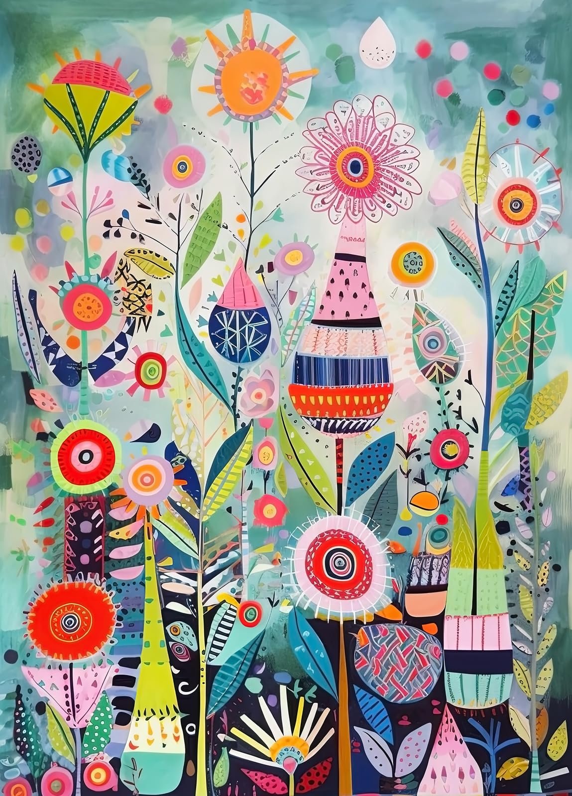 Пазл Flower 1000 елементів 70 x 50 см із постером 1:1, фото №1 Пазл Flower 1000 елементів 70 x 50 см із постером 1:1, фото №1