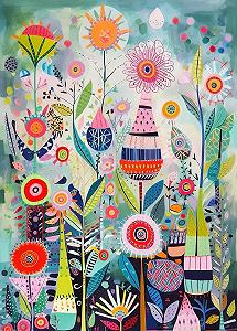 Пазл Flower 1000 елементів 70 x 50 см із постером 1:1 - Фото 1