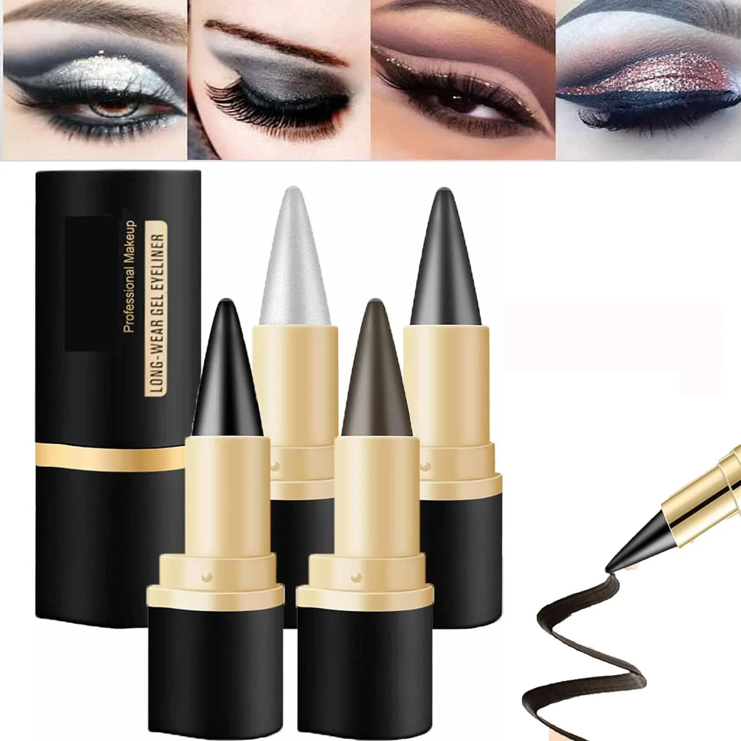 Гелевый Карандаш для Глаз Natural Black, фото №1 Гелевый Карандаш для Глаз Natural Black, фото №1