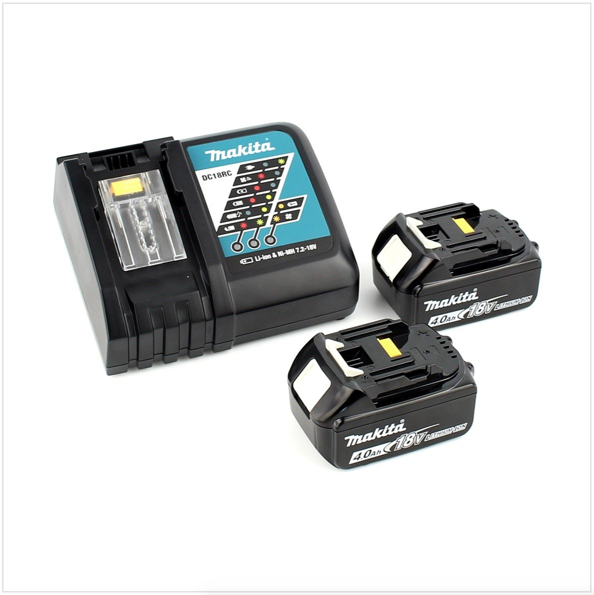 Шурупокрут Makita DDF 484 Безщітковий 54 Нм у Makpac RMJ Акумуляторний дриль з 2 x BL1840 4.0 Ач батареєю та зарядним пристроєм DC18RC, фото №4