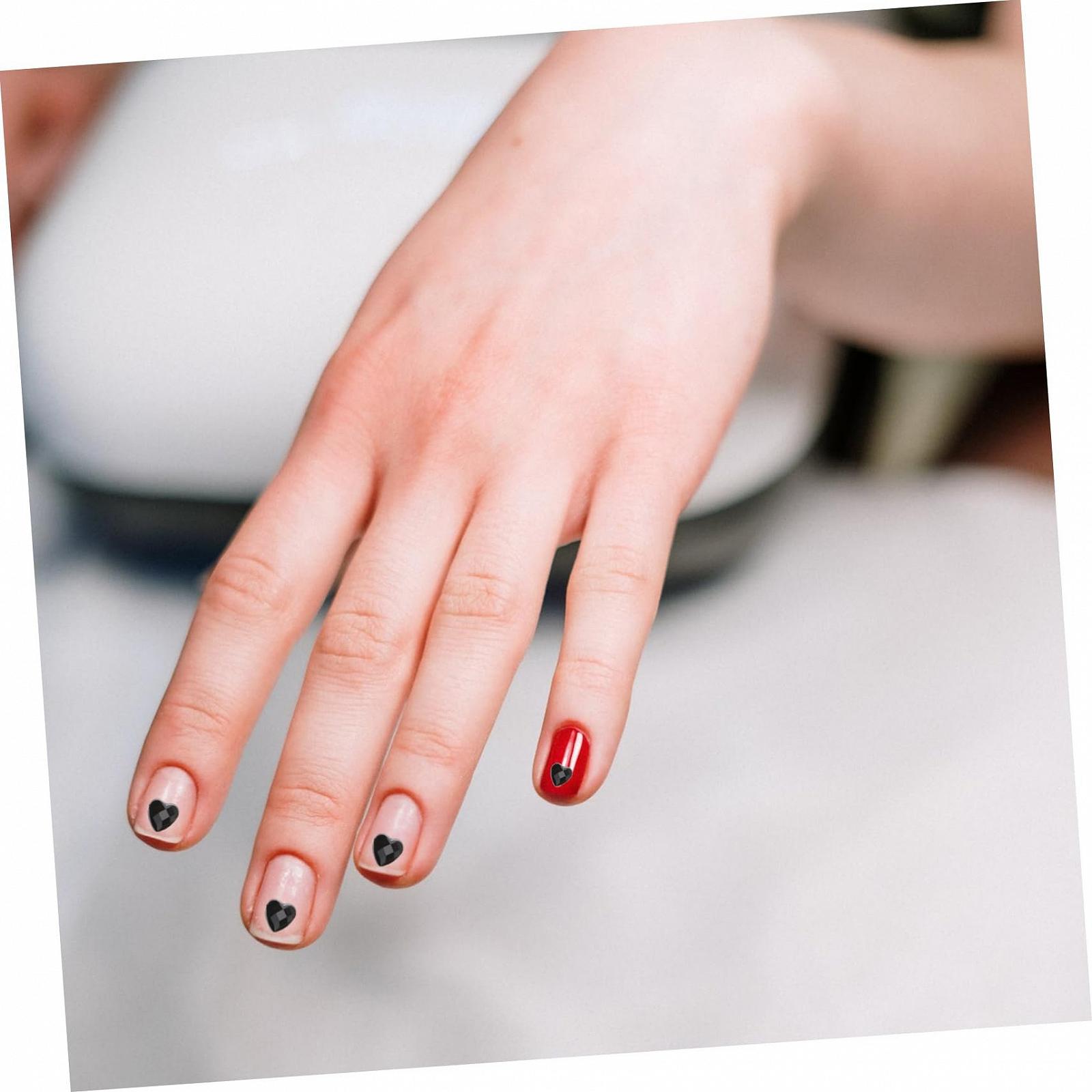 Украшения для ногтей в форме сердца Healvian 3s	Maniküre Charms для творческого дизайна ногтей и персонализированных проектов нейл-арта, фото №9