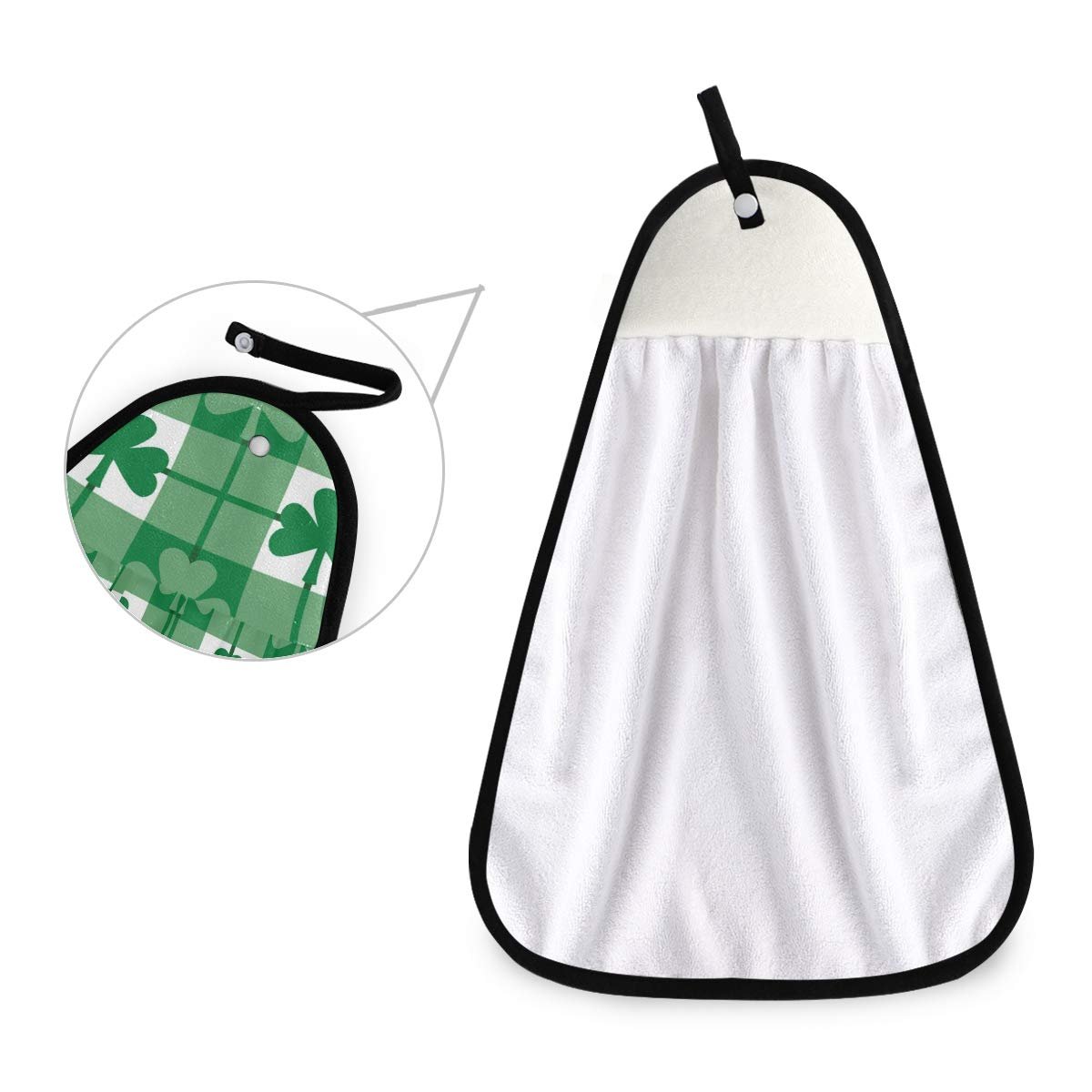 Рушник St Patrick's Day Clover поглинаючий швидкосохнучий 42 x 31 см, фото №2